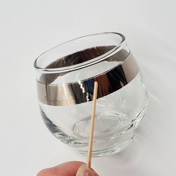 Libbey Silver Band Roly Poly Barware Set - Picture 14 of 16